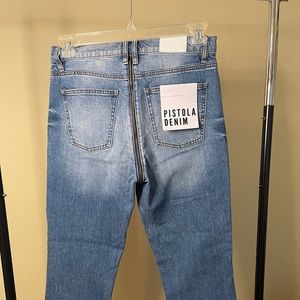 Anthropology Pistola Charlie High Rise Straight Leg Jeans